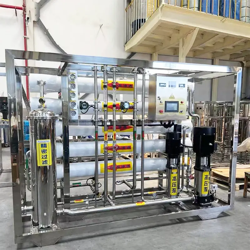 အဆင့် 2 Pure Water Reverse Osmosis စက်သည် အစားအသောက်လုပ်ငန်း